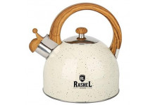 Чайник нерж 3.0л со свистком для всех видов плит крем Rashel