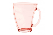 Кружка стекло 320мл шейп розовый Luminarc