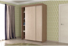 Шкаф-купе ШК-19  2-х дверный для одежды и белья 1466х2100х620 орех Феникс