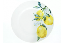 Тарелка фарфор мел 170мм идиллия лимоны Дфз