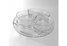 Набор стекло салатников составных lavin 5пр Иран