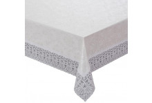 Готовая скатерть Meiwa FPLUS-DAMASK AZ WH прямоугольная 122х152 см, белая