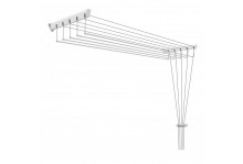 Сушилка для белья 1,6 м Березка настенная в пленке 5 линий ЛДН