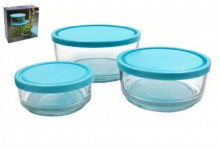 Набор стекло форм 3шт для хранения продуктов aban Иран