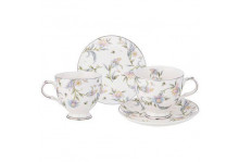 Набор фарфор чайный 4 предмета 275 мл Garden Lefard