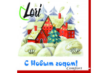 Салфетки бумажные 2-сл 16л Новогодние "Лори" триумф 56453