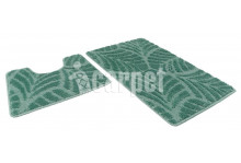 Набор ковриков актив icarpet 60х100+60х50 001 зеленый 52 Shahinteks