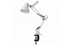 Настольная лампа tbl-01 на струбцине белый e27 ip20 5046214 Фаzа