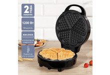 Вафельница 1200вт антиприг. Покрытие венск вафли Galaxy line