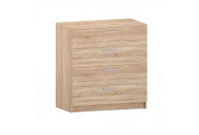 Комод Лотос 2.06 4 ящика дуб сонома, дуб сонома, Боровичи