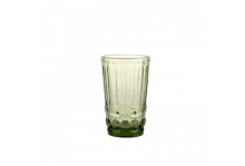 Набор стекло стаканов высокий 350мл зеленый Мфк