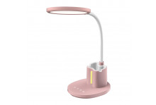 Настольная лампа ulm-d150 pink/15w/3000-6500k диммер сенсорный выкл розовый подсветка подстав Uniel