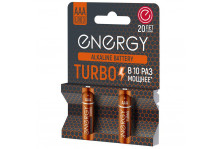 Батарейка energy lr03/10ks turbo alkaline aaa за 10шт Блистер