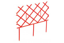 Заборчик декоративный Палисад красный 2,95 м h 18,5 см