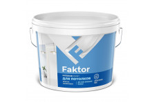 Краска Faktor для потолков белая 6 кг ведро