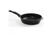 Сковорода алюминий литой а/п 220 гранит Black ручка Soft Touch, Мечта