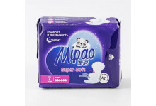 Прокладки гигиенические ночные 7шт Mipao