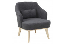 Кресло для отдыха комфорт-5 каркас массив пенополиуретан нагрузка 120кг Sensey dusty plum Элегия