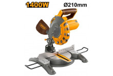 Пила торцовочная 1400 Вт, 5000 об.мин., диск 210 мм, Ingco