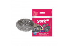 Губка спиральная стальная мини York