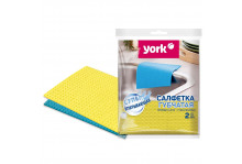 Салфетка губчатая 2 шт 18х20 York
