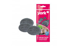 Губка стальная 3шт York