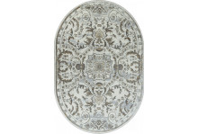 Ковер Sahara Alpin 0,8х1,5, oval, Grey FDY / Cream HB, Турция