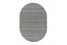 Ковер Kair 1.0х2.0 Oval Dark Grey Меринос