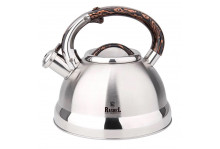 Чайник нержавеющая сталь 3.0л со свистком для всех видов плит 7917 Rashel