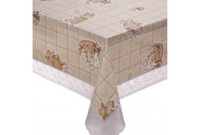 Скатерть Ажурная Pretty прямоугольная 120х150 бежевая, Towa 