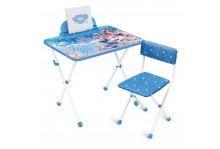 Комплект детский КП2/Р Познайка стол + стул мягкий моющийся с Русалочкой, Ника