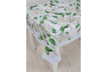 Скатерть Flannel 122х152 см, Белая орхидея 10 шт в рулоне 81713-А