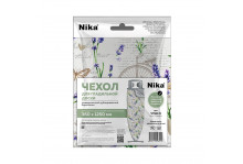 Чехол для гладильной доски хлопок дублированный поролоном 1300х420 (1250х360) ЧПД1, Ника