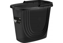 Ведро 10 л прямоугольное Spin&Clean черное