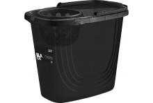 Ведро с отжимом прямоугольное 10 л Spin&Clean черное