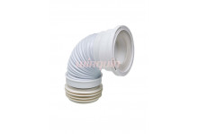 Слив для унитаза 110 мм гофрированный армированный L 200-350 мм Virplast
