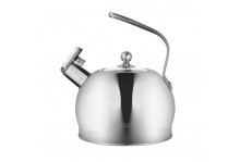 Чайник нержавеющая сталь 2.5 л Данкан зеркальная полировка, со свистком, индукция, Taller