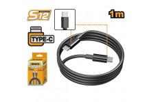Кабель USB Type-C/Type-C заряд 3A, длина 1м, IP20, Ingco