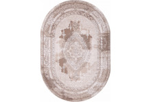 Ковер 0.8х1.5 Armina 03704A Brown Brown Karmen Hali oval