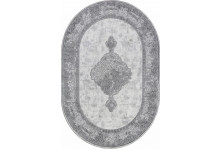 Ковер Sirocco 0.8х1.5 Oval, Grey / D.Gray, Valentis