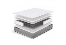 Матрас 2-х ст 2000х1200 Limoni, блок боннель, h-19 см, нагрузка 110 кг, 1 спальное место, жаккард, Натура Вера