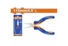 Плоскогубцы 115 мм мини, комбинированные двухкомпонентные рукоятки, Wadfow 