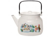 Чайник эмаль 3.5л Зимняя сказка Лысьва