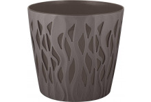 Горшок для цветов Ingreen Winds 20л d-340 с дренажной вставкой 18,7л антрацит 340х340х310