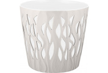 Горшок для цветов Ingreen Winds 20л d-340 с дренажной вставкой 18,7л белоснежный жасмин, 340х340х310