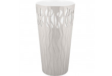 Горшок для цветов Ingreen Winds 40л d-340 с дренажной вставкой 18,7л белоснежный жасмин, 340х340х630