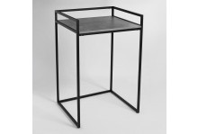 Стеллаж СТЛ300 (03) 680х600х1050 черный Каспий темный, Мансарда