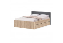 Кровать 1600х2000 Дрим-софт без ящиков, с мягкой спинкой, Velutto 08, белый, Боровичи