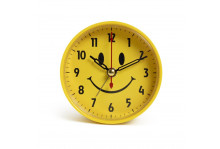 Будильник В7-032 Смайлик, корпус желтый, Рубин