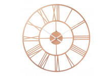 Часы настенные 4004-002 круглые диаметр 40 см, открытая стрелка, Классика, медный, металл, Рубин